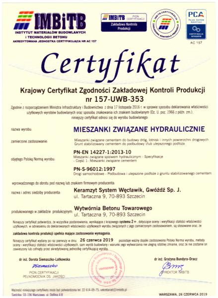 mieszanki hydrauliczne